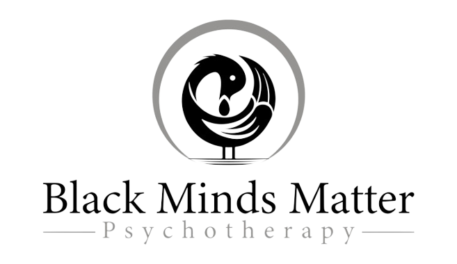 A black and white logo for psychotherapy.